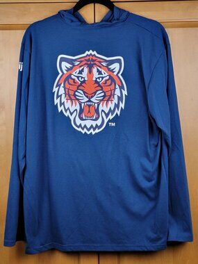 Unisex Official Detroit Tigers MLB Stadium Giveaway Hooded Pullover Shirt - M